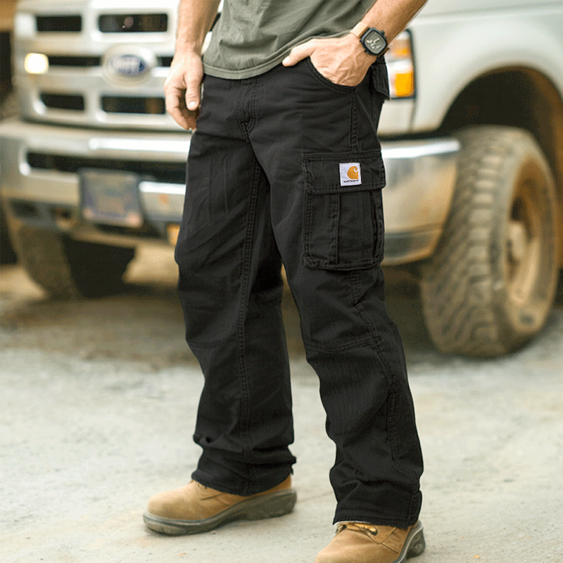 Carhartt Men's Vintage Cargo Pants With Multi-Pocket Design-Unitsen