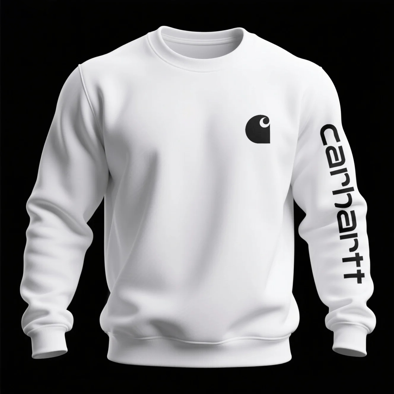 Carhartt Men's Loose Casual Crew Neck Sweatshirt-Unitsen