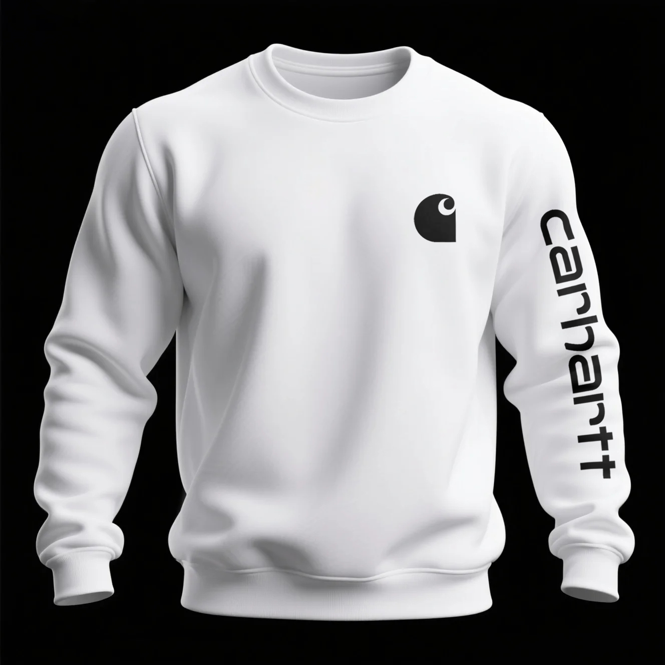 Carhartt Men's Loose Casual Crew Neck Sweatshirt-Unitsen