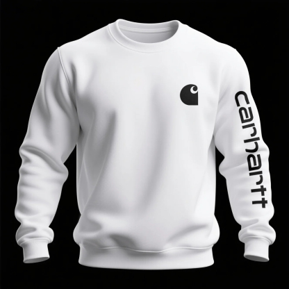 Carhartt Men's Loose Casual Crew Neck Sweatshirt-Unitsen