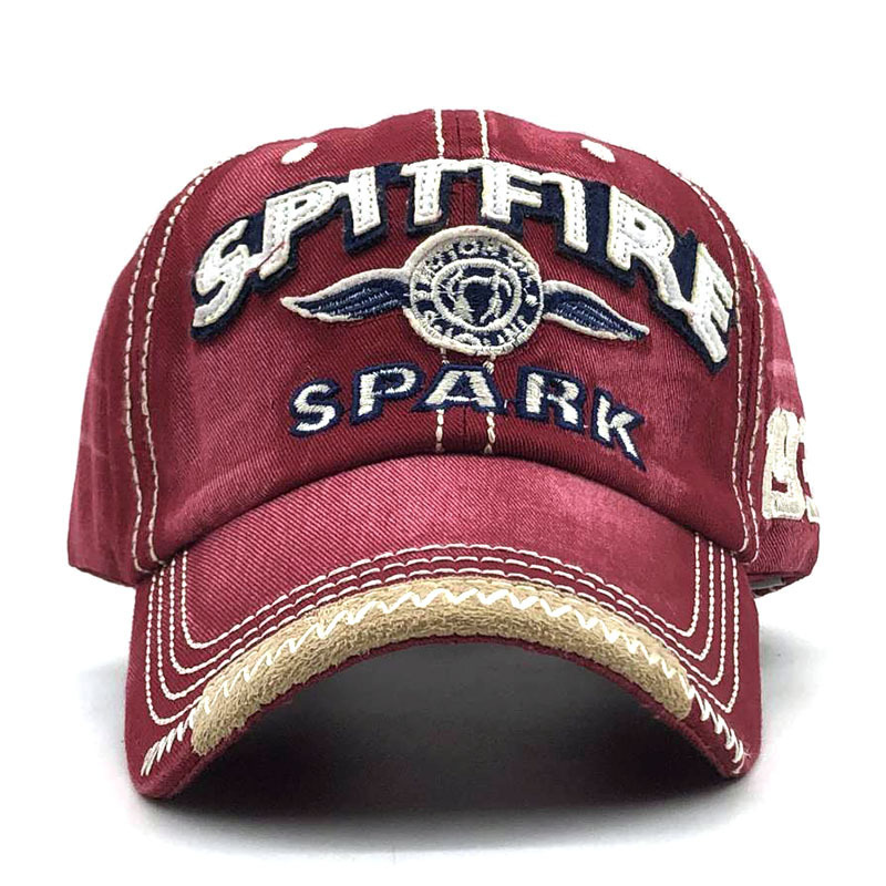 Spitfire Spark Baseball Cap Adjustable Convertible 1932 Multiple Colors-Unitsen