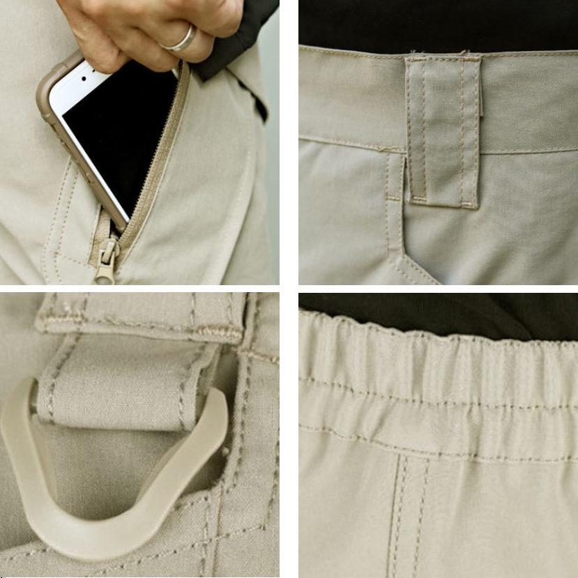 Men's Outdoor IX9 Breathable Stretch Quick Dry Tactical Shorts-Unitsen