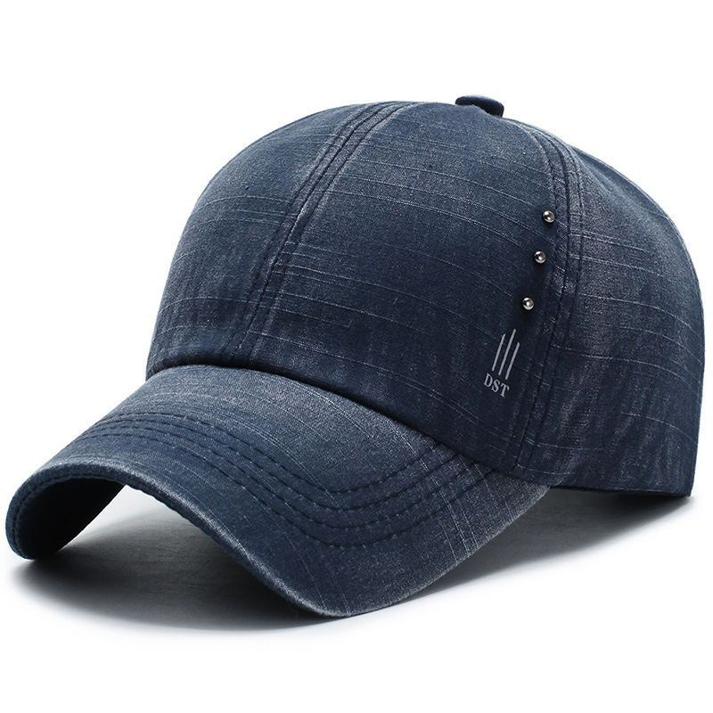 New Simple Men's Washed Baseball Cap Outdoor Leisure Middle-aged Cap Sports Riding Sunshade Sun Hat-Unitsen