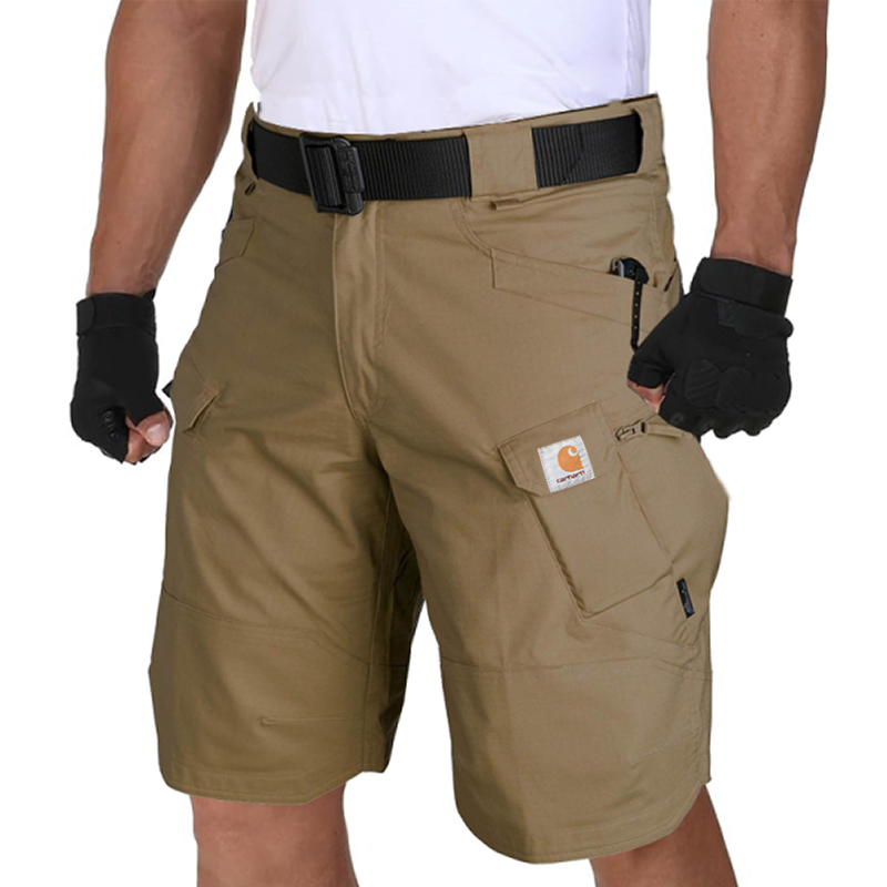 Men's Multifunctional Waterproof Multi-pocket Outdoor Tactical Cargo Shorts-Unitsen