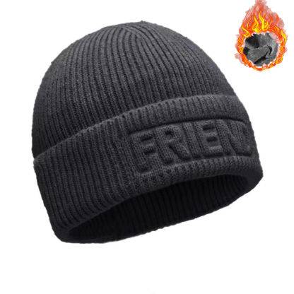 Men's Knitted Jacquard Thickened Warm Ear Protection Hat-Unitsen
