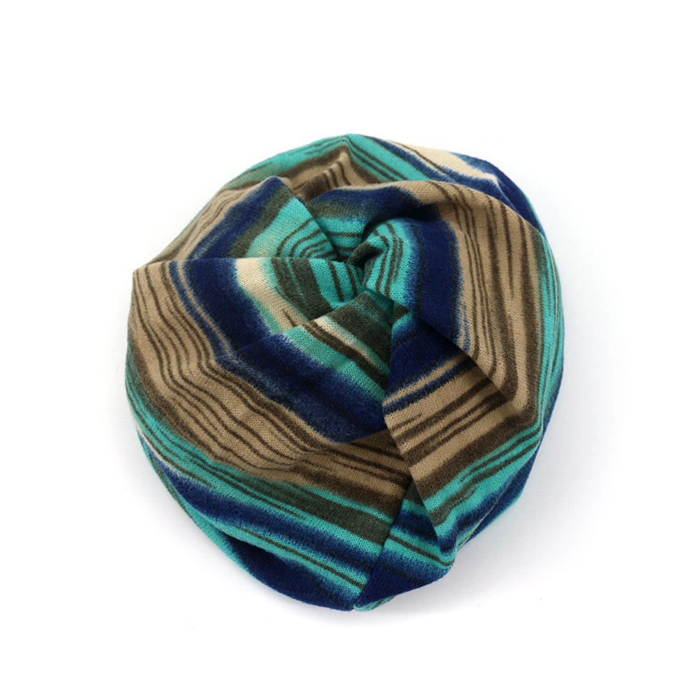 Men's Printed Thermal Scarf Knitted Hat-Unitsen