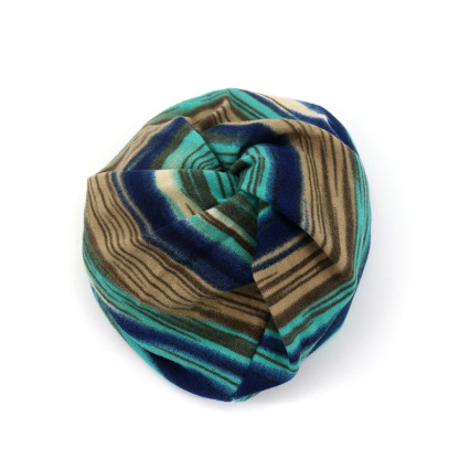 Men's Printed Thermal Scarf Knitted Hat-Unitsen