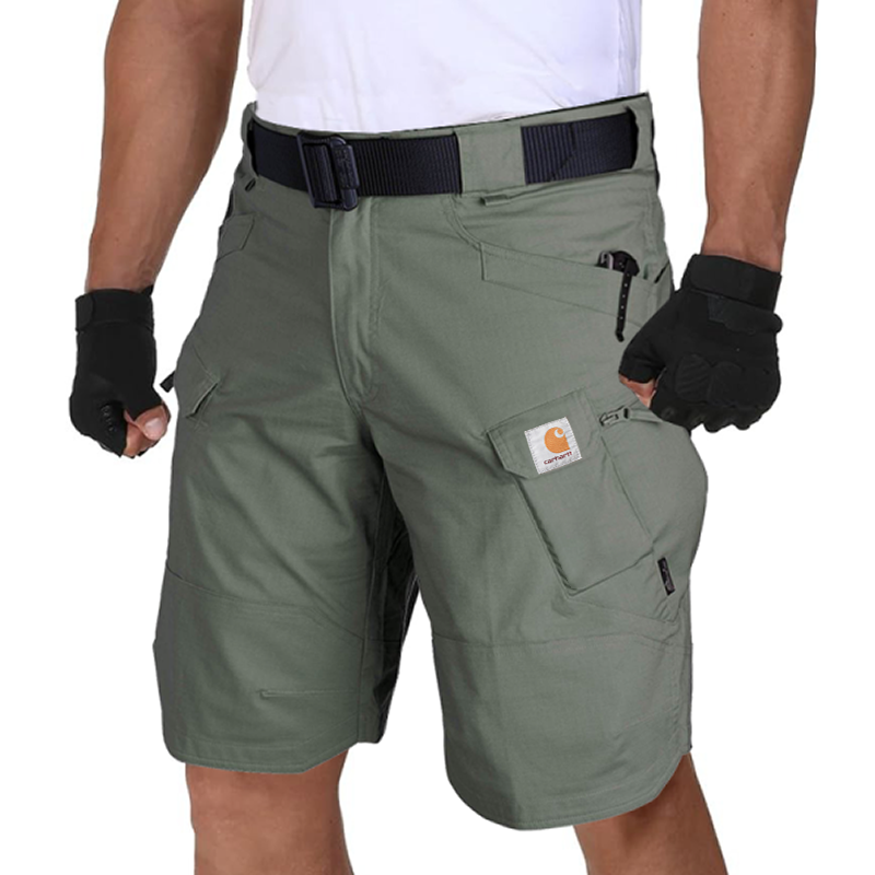 Men's Multifunctional Waterproof Multi-pocket Outdoor Tactical Cargo Shorts-Unitsen