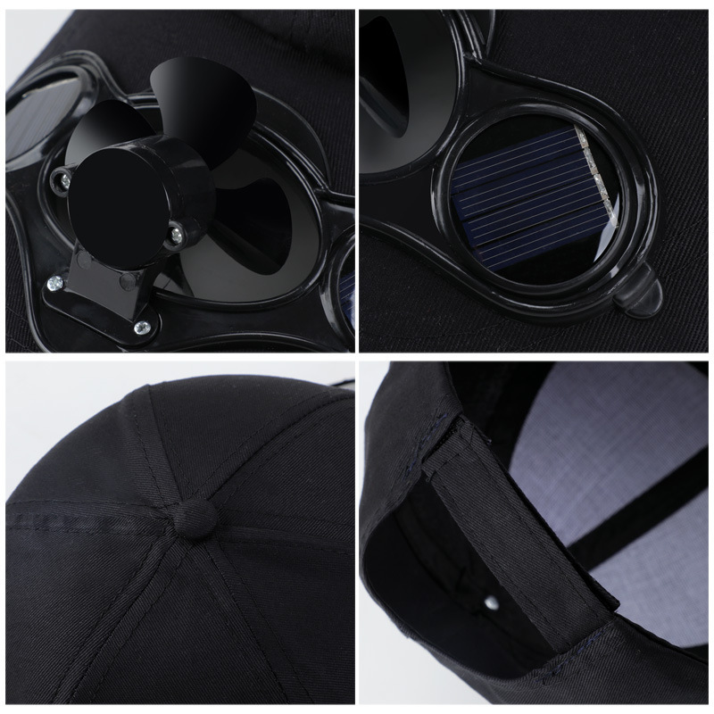 Solar-Powered Cooling Cap-Unitsen