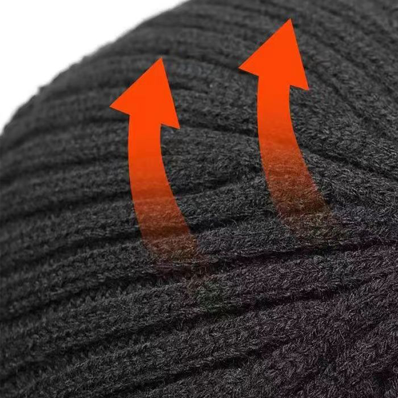 Men's Knitted Jacquard Thickened Warm Ear Protection Hat-Unitsen