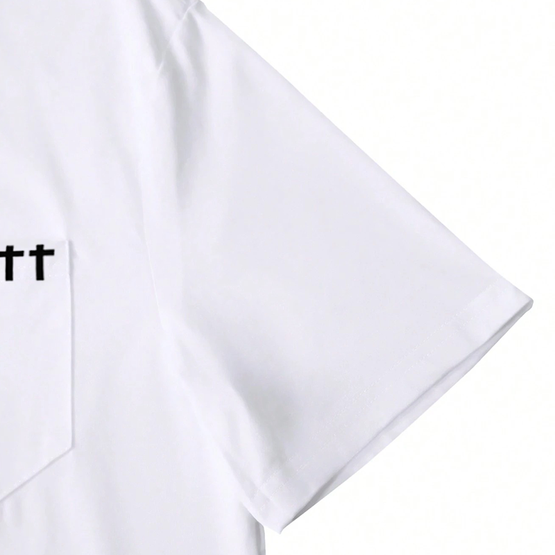 Carhartt Men's Casual Henley V Neck Pocket White T-Shirt-Unitsen