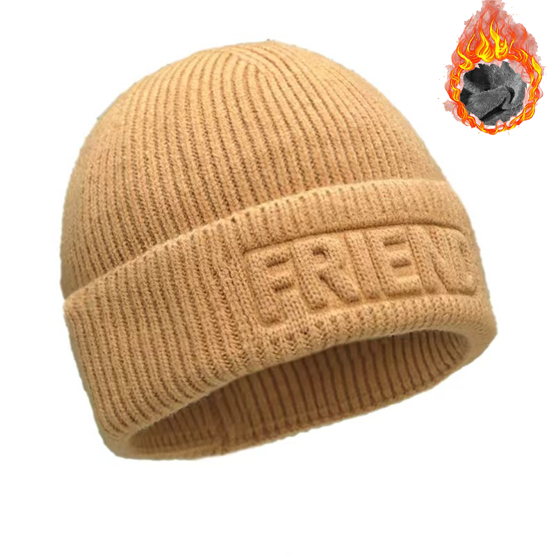 Men's Knitted Jacquard Thickened Warm Ear Protection Hat-Unitsen