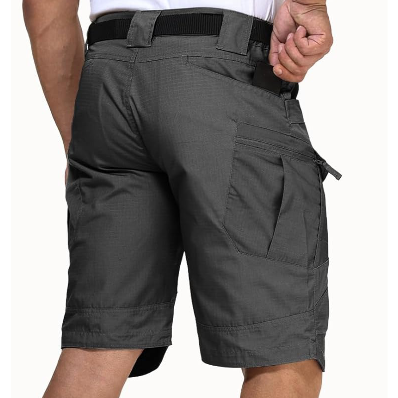 Men's Multifunctional Waterproof Multi-pocket Outdoor Tactical Cargo Shorts-Unitsen