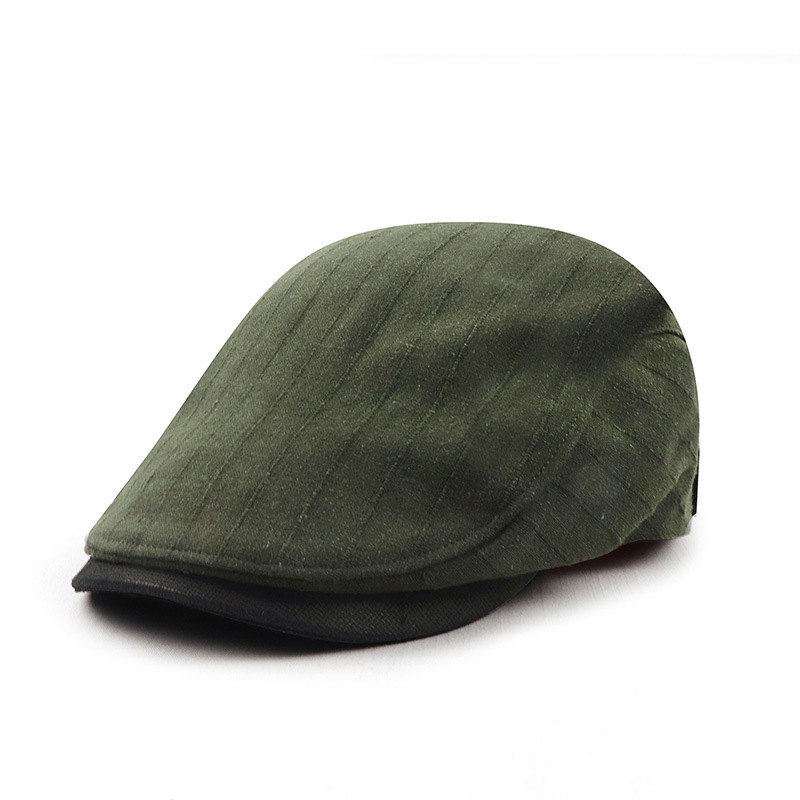 Men's Retro Color Blocke Peaked Beret-Unitsen