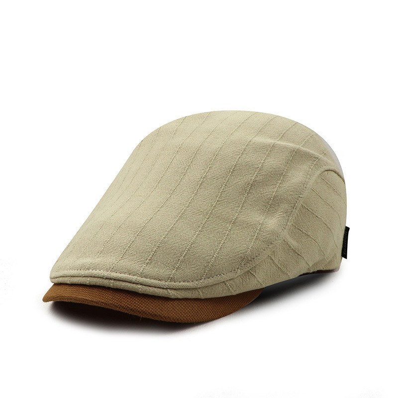 Men's Retro Color Blocke Peaked Beret-Unitsen