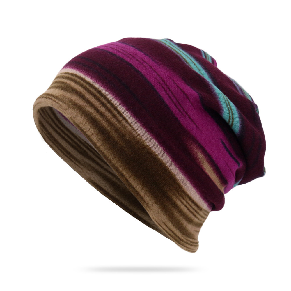 Men's Printed Thermal Scarf Knitted Hat-Unitsen