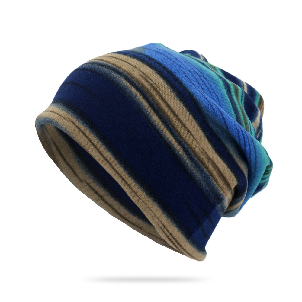 Men's Printed Thermal Scarf Knitted Hat-Unitsen