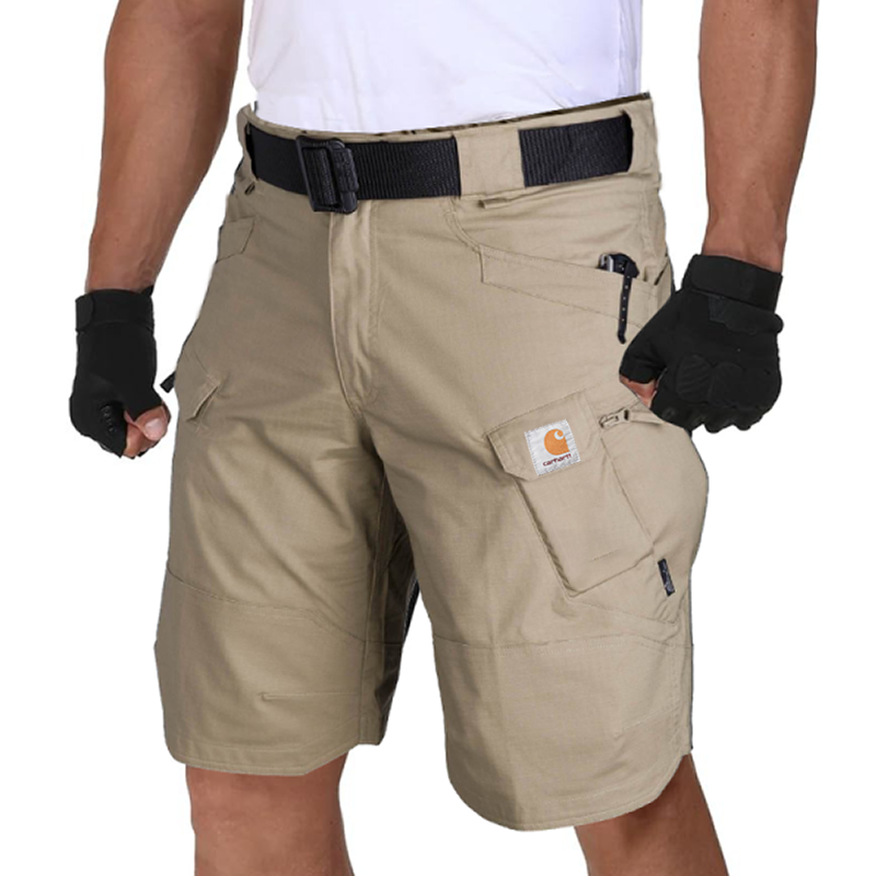 Men's Multifunctional Waterproof Multi-pocket Outdoor Tactical Cargo Shorts-Unitsen