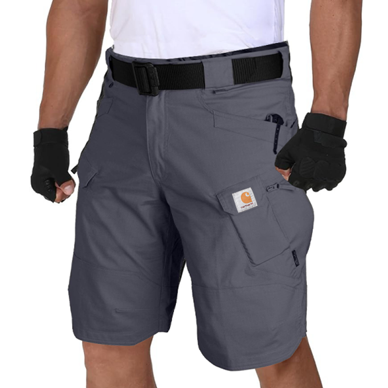 Men's Multifunctional Waterproof Multi-pocket Outdoor Tactical Cargo Shorts-Unitsen