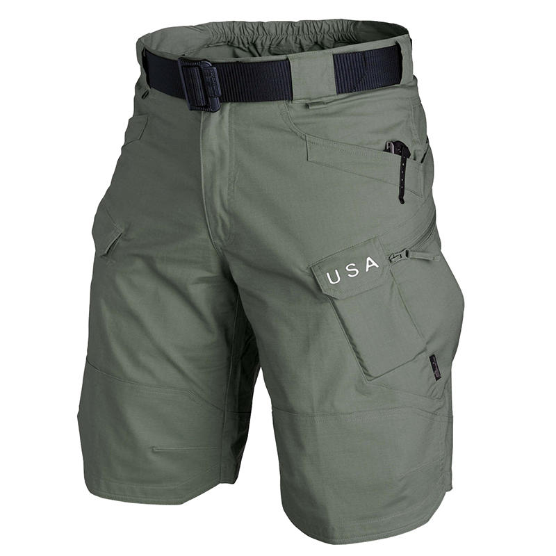 Men's Outdoor American Elements Tactical Sports Training Shorts-Unitsen