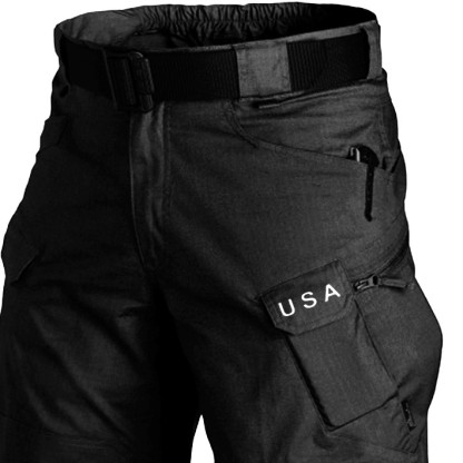 Men's Outdoor American Elements Tactical Sports Training Shorts-Unitsen