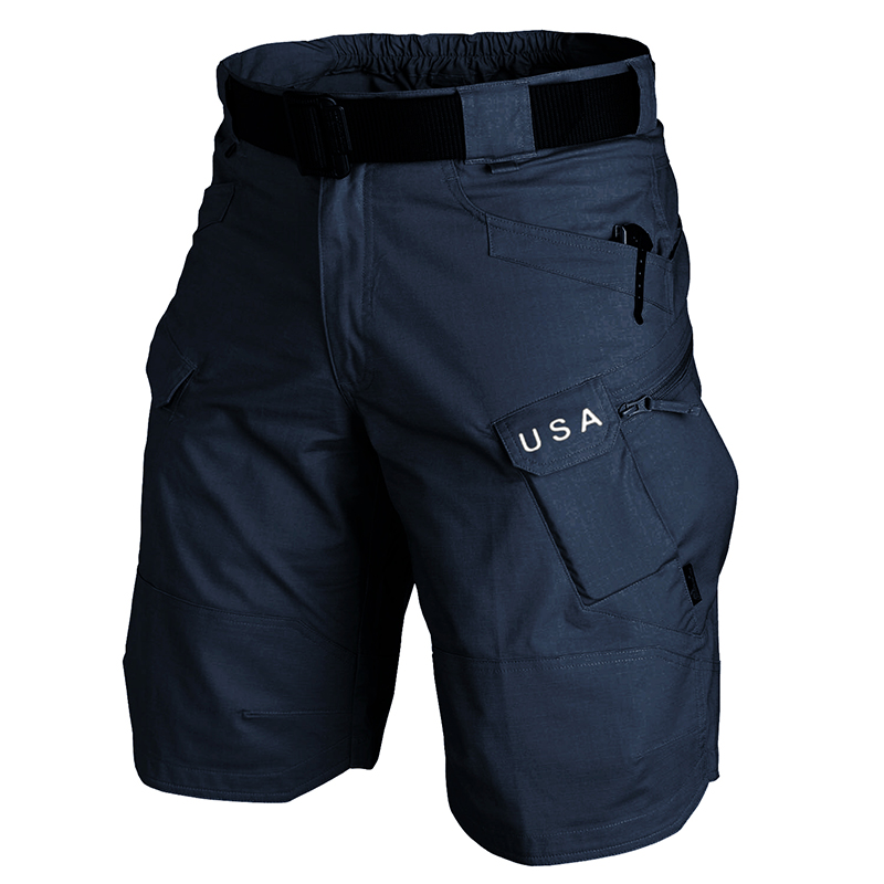 Men's Outdoor American Elements Tactical Sports Training Shorts-Unitsen