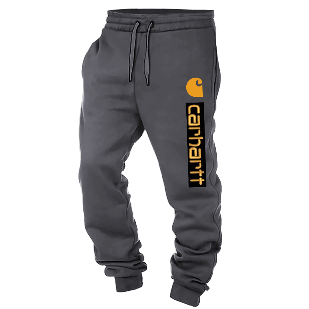 Men's Vintage Graphics Print Elastic Waist Drawstring Jogger Sweatpants-Unitsen