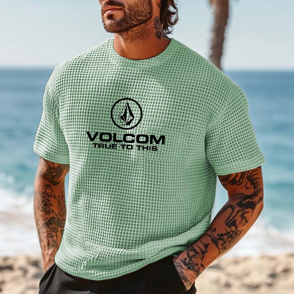 Volcom Men's True To This Surf Short Sleeve Crew Neck T-Shirt-Unitsen