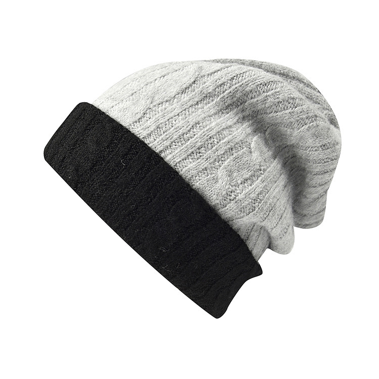 Men's Autumn And Winter Loose Pile Knitted Hat-Unitsen