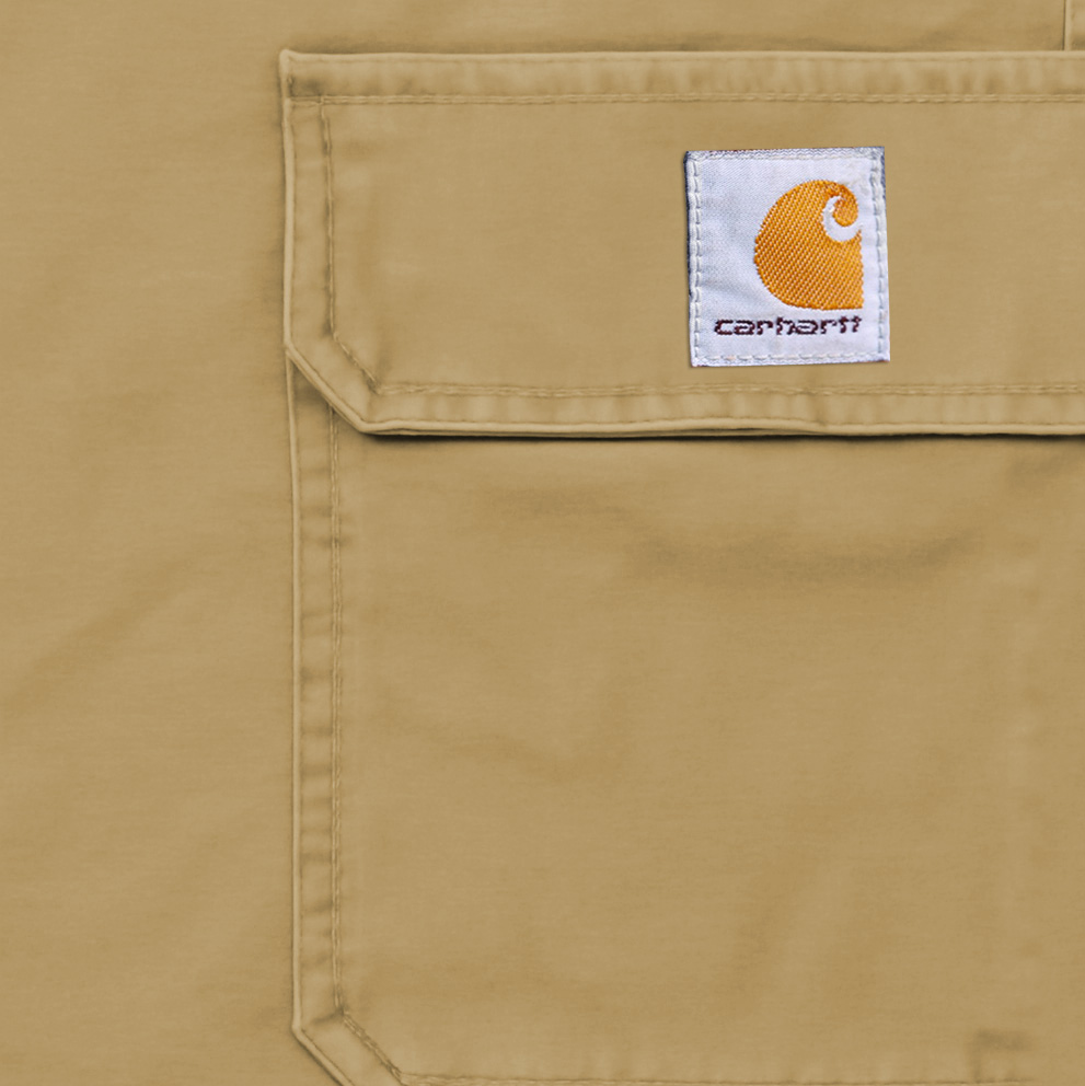 Men's Cargo Shorts Vintage Washed And Distressed Multi-Pocket Casual Surf Khaki Walkshort-Unitsen