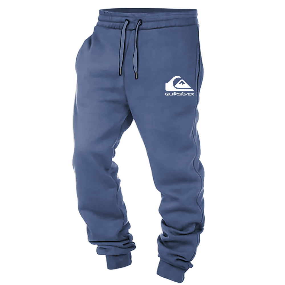 Men's Vintage Surfing Print Elastic Waist Drawstring Jogger Sweatpants-Unitsen