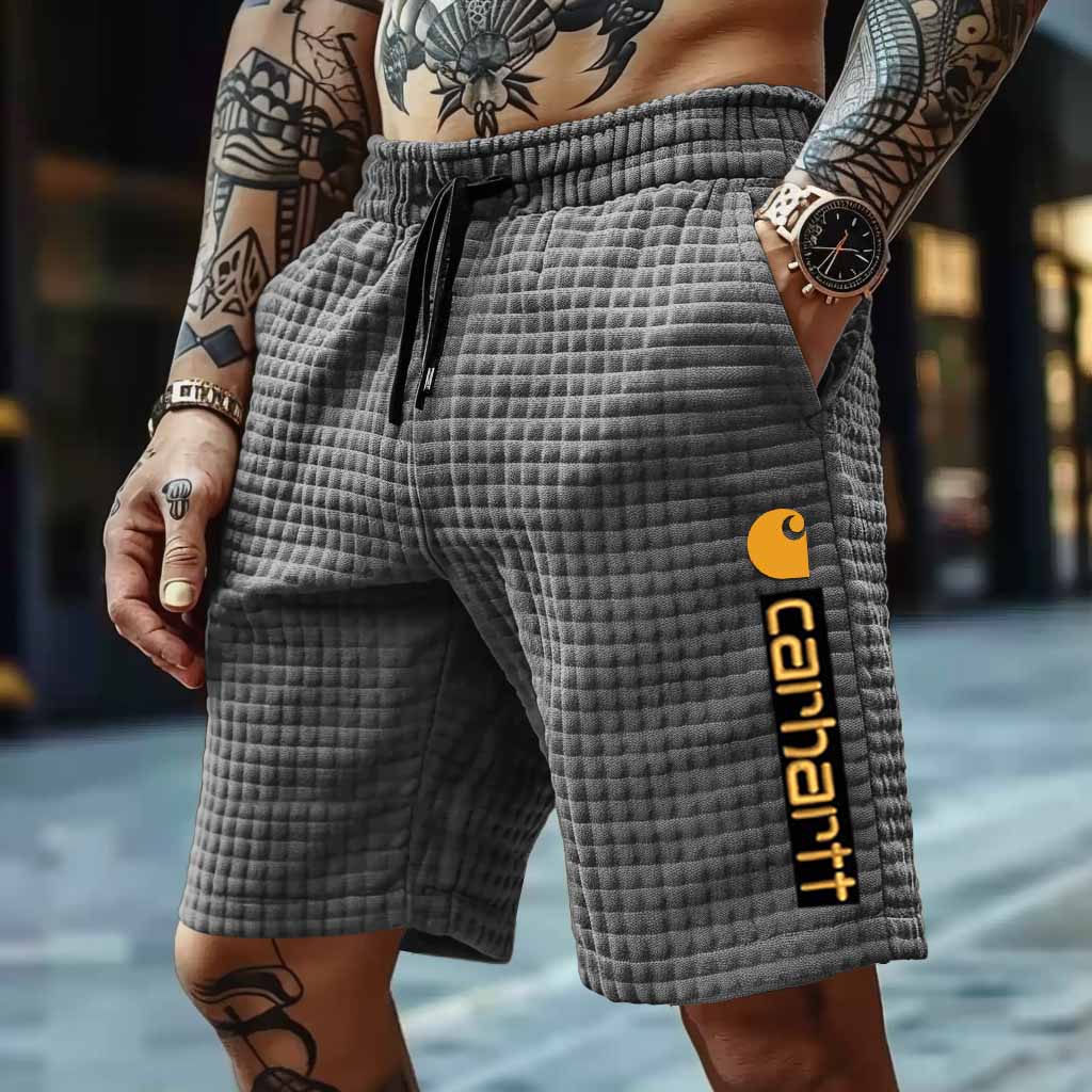 Carhartt Men's Vintage Check Quilted Surfing Walkshort Shorts-Unitsen