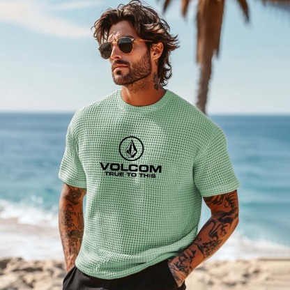 Volcom Men's True To This Surf Short Sleeve Crew Neck T-Shirt-Unitsen