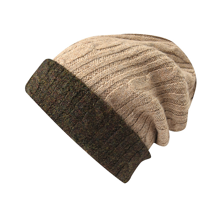 Men's Autumn And Winter Loose Pile Knitted Hat-Unitsen