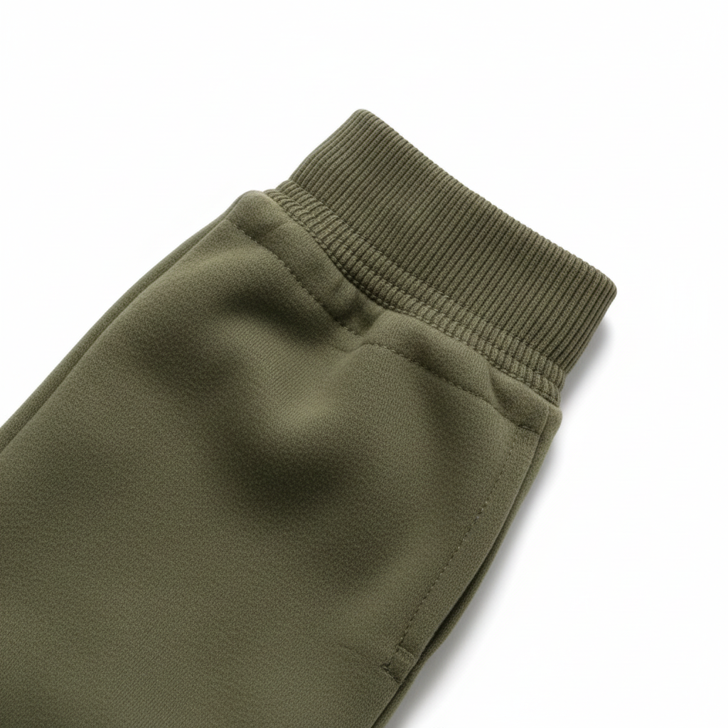 Men's Vintage Army Green Stitching Brown Suede Pocket Hoodie And Sweatpants Jogger Set-Unitsen