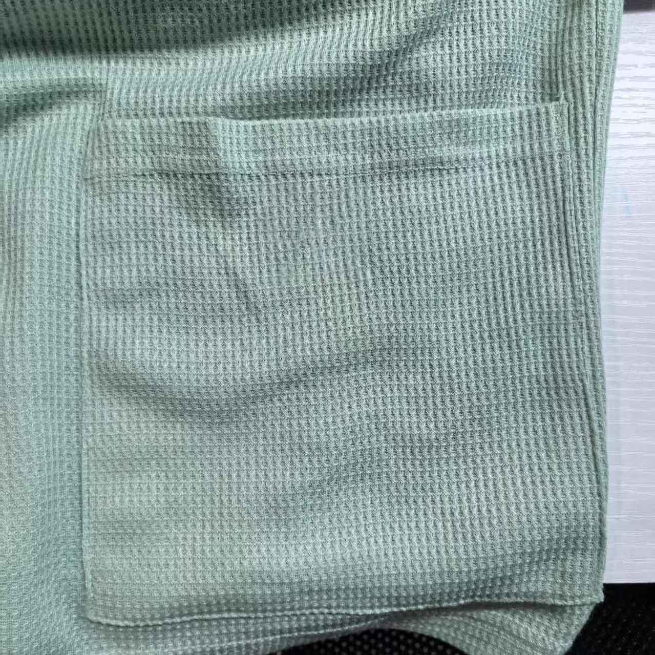 Men's Vintage Waffle Knit Surf Elastic Drawstring Shorts-Unitsen