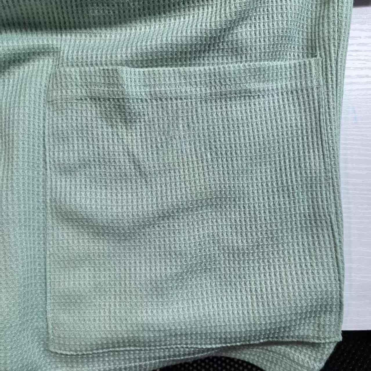 Men's Vintage Waffle Knit Surf Elastic Drawstring Shorts-Unitsen