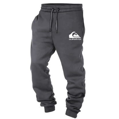 Men's Vintage Surfing Print Elastic Waist Drawstring Jogger Sweatpants-Unitsen