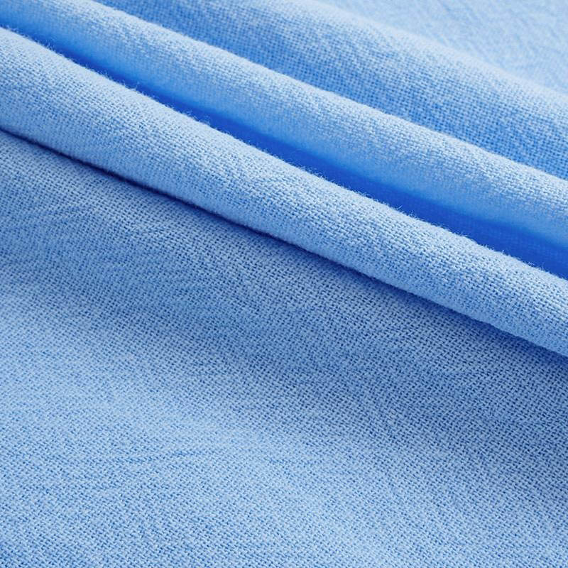 Men's Linen Pocket Drawstring Elastic Beach Surf Shorts-Unitsen