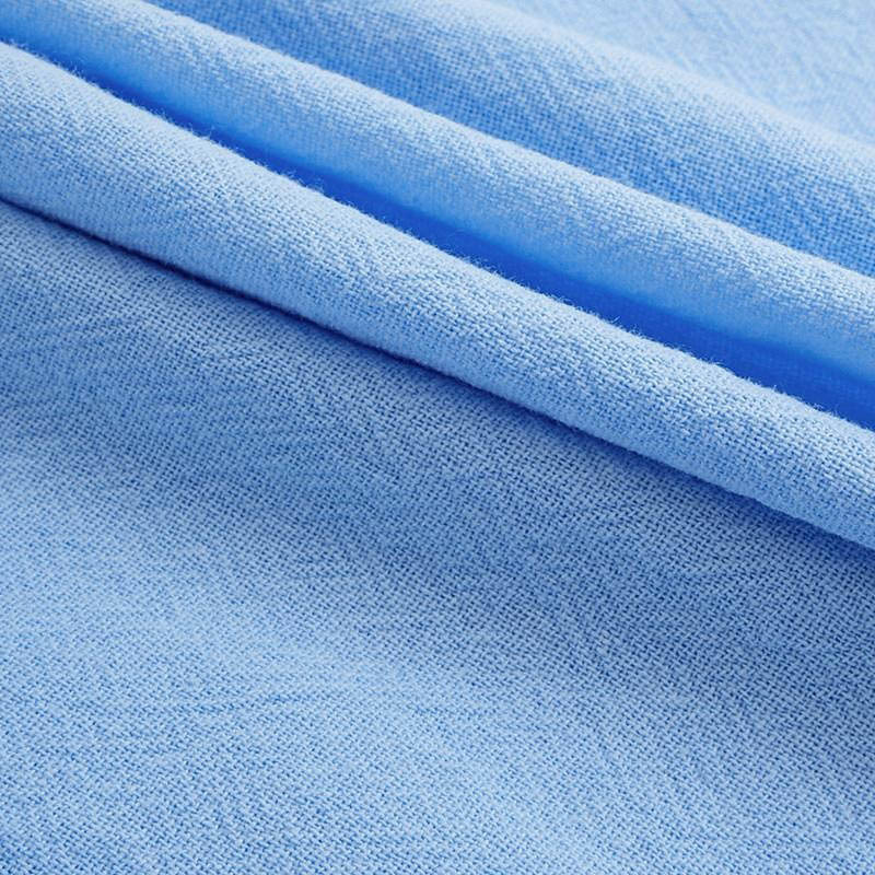 Men's Linen Pocket Drawstring Elastic Beach Surf Shorts-Unitsen