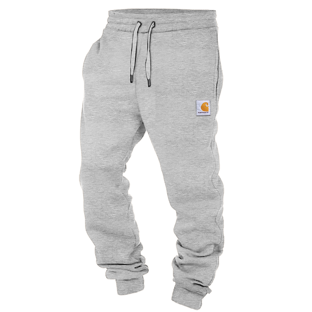 Men's Vintage Elastic Waist Drawstring Jogger Sweatpants-Unitsen