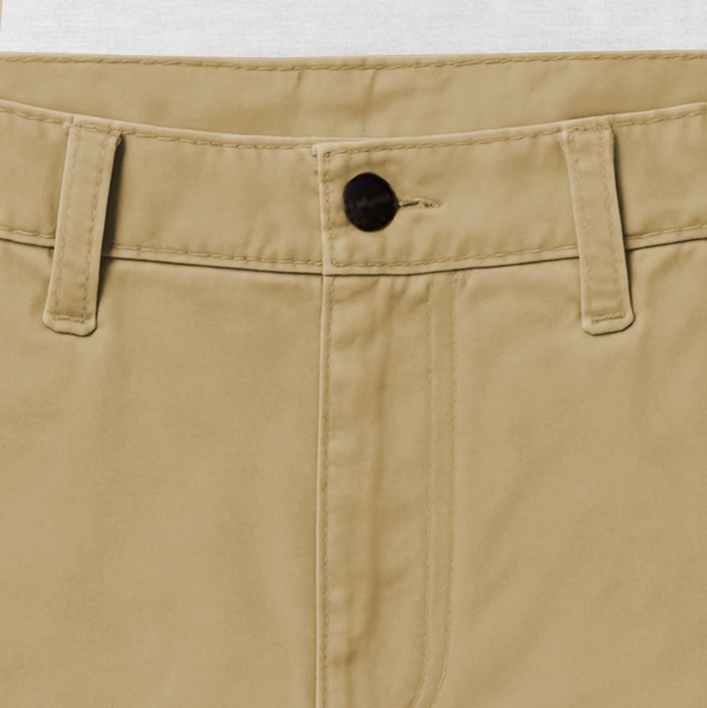 Men's Cargo Shorts Vintage Washed And Distressed Multi-Pocket Casual Surf Khaki Walkshort-Unitsen