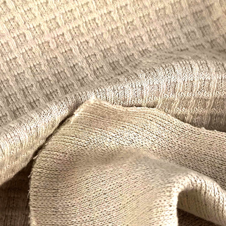 Carhartt Men's Vintage Apricot Waffle Knit Crewneck Suede Patches Sweatshirt-Unitsen