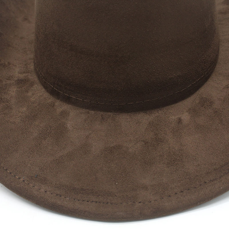 Unisex Vintage Western Cowboy Ethnic Suede Hat-Unitsen