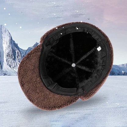 Men's Warm Suede Thickened Warm Ear Protection Cap-Unitsen