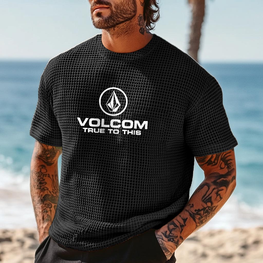 Volcom Men's True To This Surf Short Sleeve Crew Neck T-Shirt-Unitsen