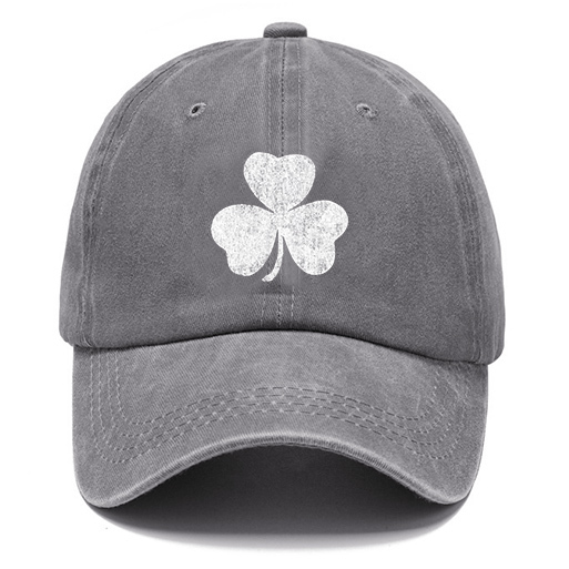 St. Patrick's Day Lucky You Shamrock Washed Cotton Sun Hat Vintage Outdoor Casual Cap-Unitsen