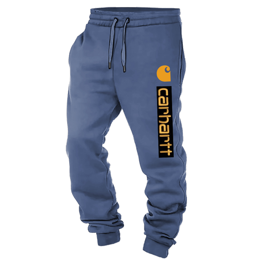 Men's Vintage Graphics Print Elastic Waist Drawstring Jogger Sweatpants-Unitsen