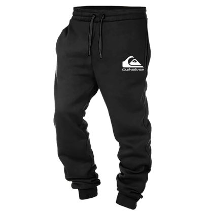 Men's Vintage Surfing Print Elastic Waist Drawstring Jogger Sweatpants-Unitsen