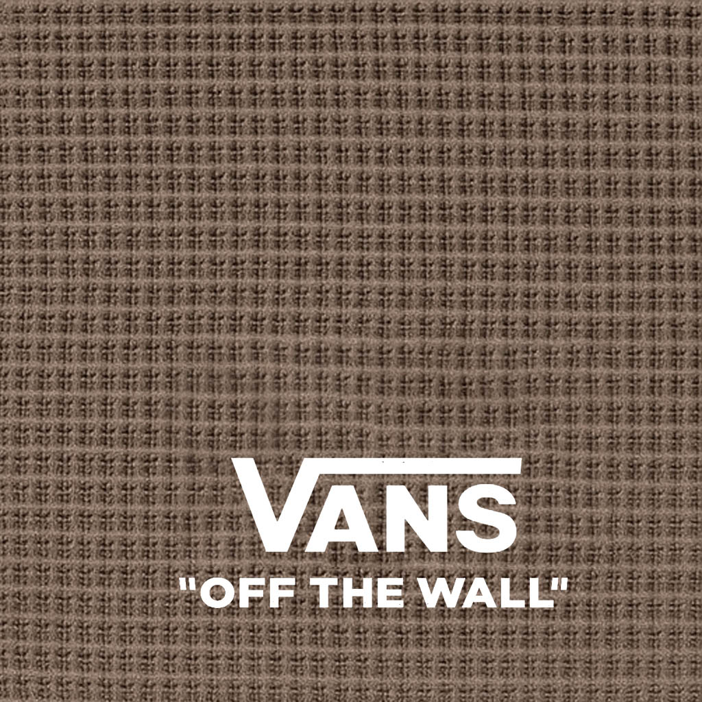 Vans Men's Vintage Waffle Knit Surf Brown Elastic Drawstring Walkshort Shorts-Unitsen